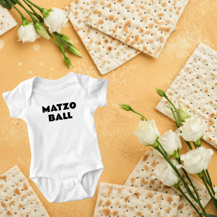 Body Para Bebé Festividad judía Pesach Passover Matzo Ball