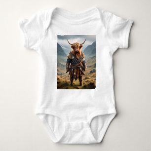Body Para Bebé Fierce Highland Warrior: La valiente vigilia de va