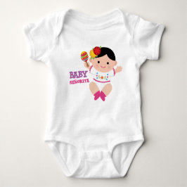 Body Para Bebé Fiesta Baby Bodysuit, Nena Mexicana