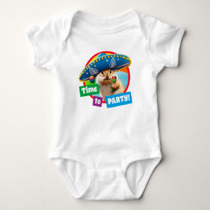 Body Para Bebé Fiesta Chipmunk En Sombrero