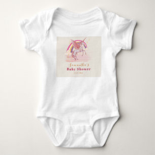 Body Para Bebé Fiesta de Baby Shower del Unicornio Mágico