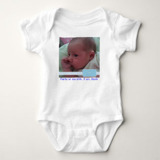 Body Para Bebé Fiesta de Bryce en la camiseta orgánica de la