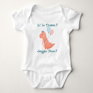 Body Para Bebé Fiesta de cumpleaños de Baby Dino