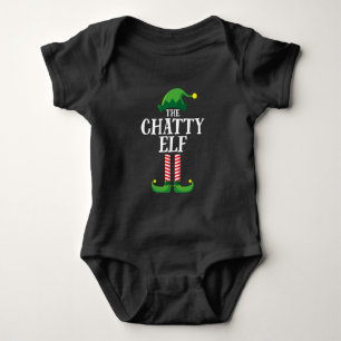 Body Para Bebé Fiesta de grupo familiar Chatty Elf Matching