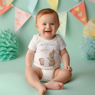 Body Para Bebé Fiesta del niño de Bunny First Tooth
