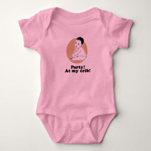 Body Para Bebé Fiesta en mi camiseta del pesebre