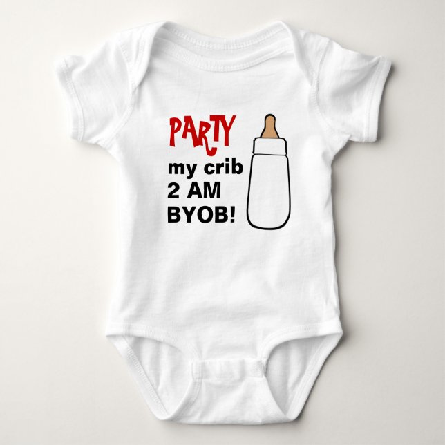 Body Para Bebé Fiesta mi cuna 2AM BYOB baby bodyshirt (Anverso)