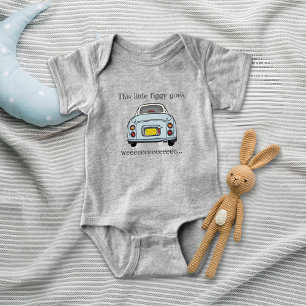 Body Para Bebé Figarras Cute Pequeño Nombre Del Coche Del Figaro