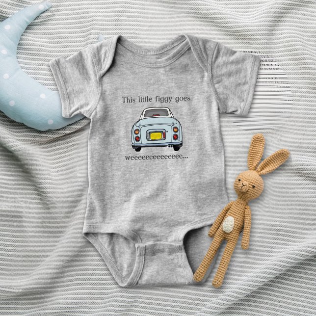 Body Para Bebé Figarras Cute Pequeño Nombre Del Coche Del Figaro  (Wee! A cute figaro car baby bodysuit)