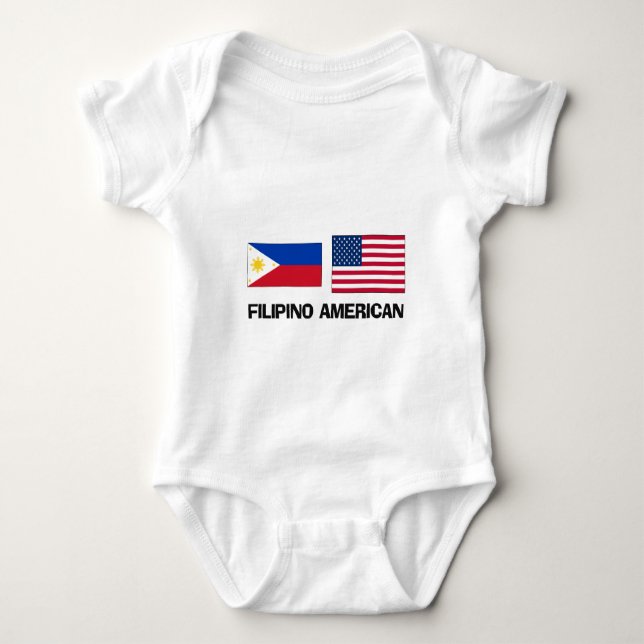 Body Para Bebé Filipino-Americano (Anverso)