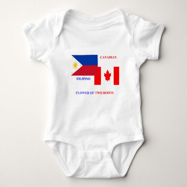Body Para Bebé Filipino-Canadiense (Anverso)