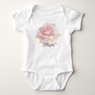 Body Para Bebé Firma Rosa Pastel de Granja
