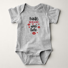 Body Para Bebé Firma Tía Amor y Besa Traje para Niños
