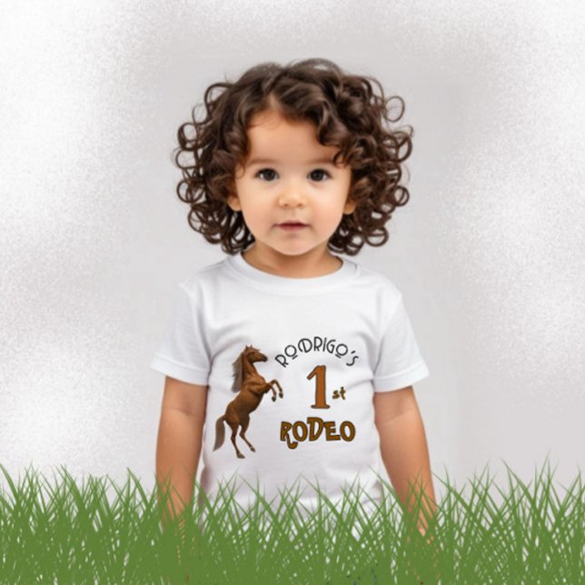 Body Para Bebé First Rodeo (Subido por el creador)