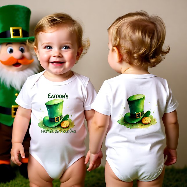 Body Para Bebé First St. Patrick’s Day for Tiny Treasure Hunters (First St. Patrick’s Day for Tiny Treasure Hunters Baby Bodysuit)