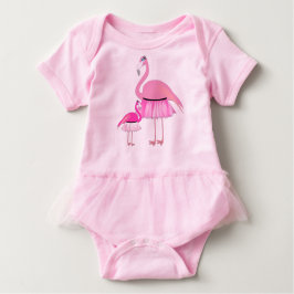 Body Para Bebé Flamingo Baby Tutu Bodysuit