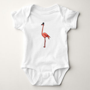 Body Para Bebé Flamingo con Gorra