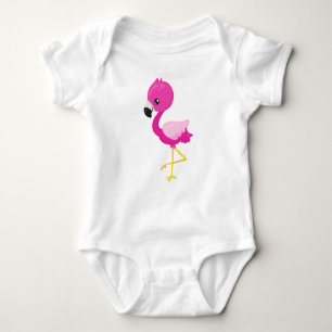 Body Para Bebé Flamingo, flamenco rosado