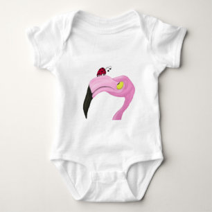 Body Para Bebé Flamingo rosa bonito