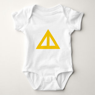 Body Para Bebé Flecha triangular dividida