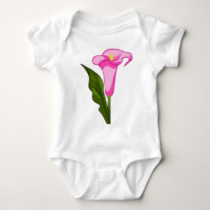 Body Para Bebé Flor de Calla Lily
