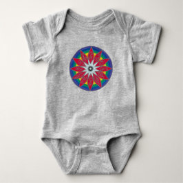 Body Para Bebé Flor geométrica piñata mandala 