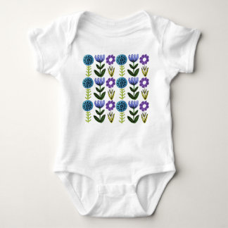 Body Para Bebé Flor Imprimir Baby Bodysuit