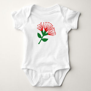 Body Para Bebé Flor Pohutukawa, Nueva Zelanda