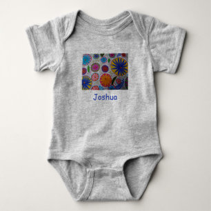 Body Para Bebé Floral moderna