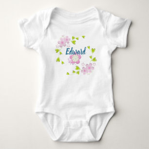 Body Para Bebé Florecimiento de cerezo Sakura al estilo Kawaii