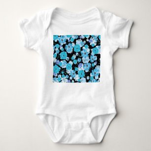 Body Para Bebé Flores de acuarela: Un Tapiz Delicado