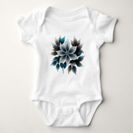 Body Para Bebé Flores de bonito y hojas