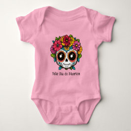Body Para Bebé 🌹Flores de Recuerdo: Tributo al Día de Muertos