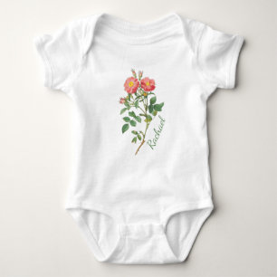 BODY PARA BEBÉ FLORES PERSONALIZADOS BABY BODYSUIT