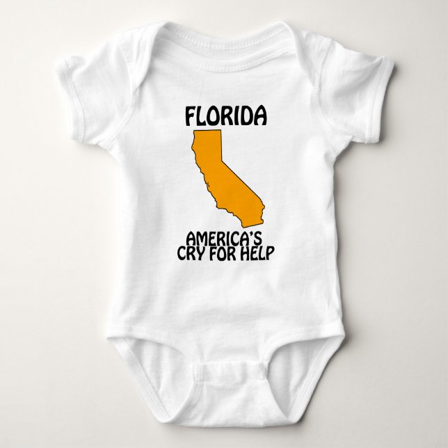 Body Para Bebé Florida - El Grito de Ayuda de América (Anverso)