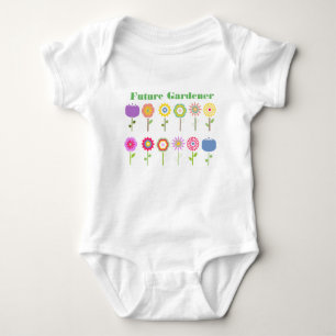 Body Para Bebé Flower Garden Baby Bodysuit