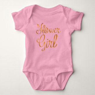 Body Para Bebé Flower Girl Gold y Pink Tutu