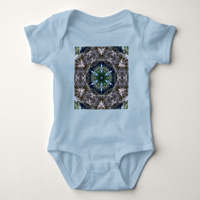 Body Para Bebé Folk Mandala Baby Bodysuit (Anverso)
