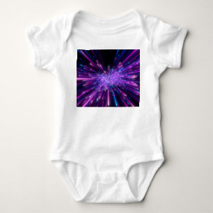 Body Para Bebé Fondo de resumen cósmico de Neon Galaxy