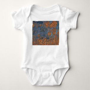 Body Para Bebé Fondo metalizado oxidado texturizado.
