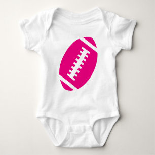 Body Para Bebé FOOTBALL BABY White   Fútbol rosa caliente delante