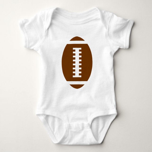 Body Para Bebé FOOTBALL BABY White | Gráfico de fútbol delantero (Anverso)