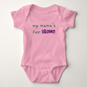 Body Para Bebé For Obama Bodysuit de mi mamá