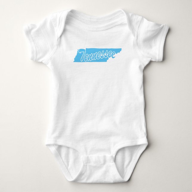Body Para Bebé Forma Estado De Tennessee (Anverso)
