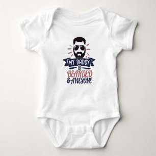 Body Para Bebé formidable papi barbudo