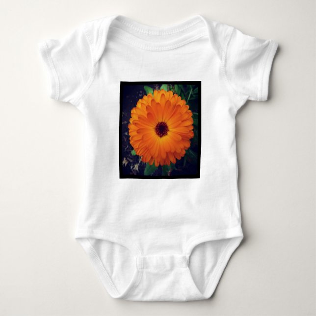 Body Para Bebé Foto cuadrada - Marigold (Anverso)