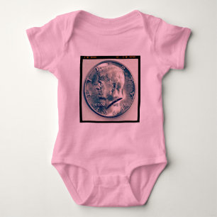 Body Para Bebé Foto cuadrada - medio dólar JFK