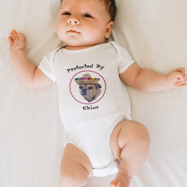 Body Para Bebé Foto de Brown Dog Face Chug
