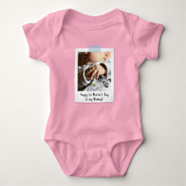 Body Para Bebé Foto del primer estilo de instantánea del día de l