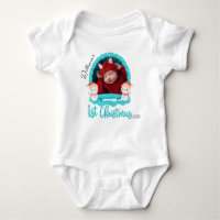 Foto personalizada del bebé Primera Navidad, Prime